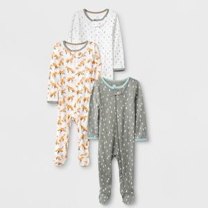 3 piece sleep and play footie one piece